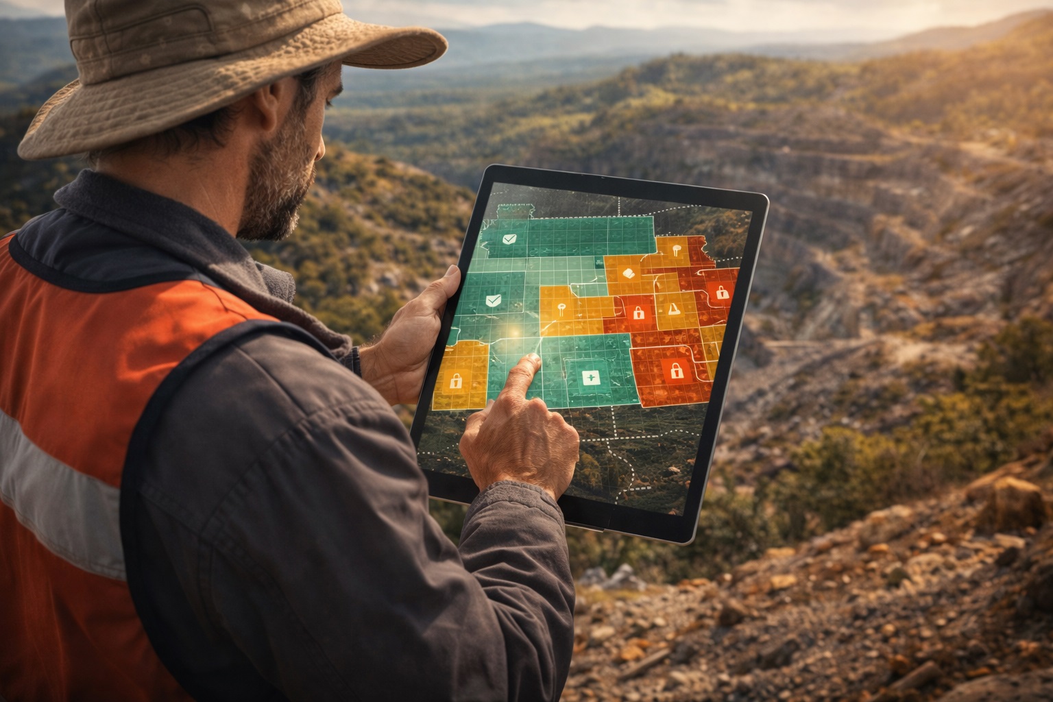 Exploration terrain map